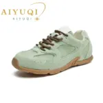 Damen German-Trainer 2025 – Retro, Echtleder (Velours), flach – Bild 8