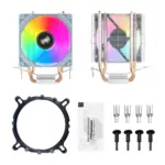 CPU-Tower-Kühler 90 mm RGB – Intel/AMD – Bild 4