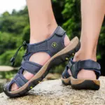 Sommer Herren-Sandalen – Atmungsaktiv, Römischer Look, rutschfest – Bild 4