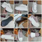 Damen Plateau-Sneaker 9 cm – Echtleder (Velours), vulkanisierte Sohle – Bild 6