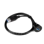 USB 3.0 + AUX Einbau-Verlängerung 1 m (wasserdichtes Kabel) – Bild 6