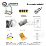 Open-Frame Gaming-Chassis – ATX/mATX/ITX, Aluminium, Vertical-GPU-Option – Bild 2