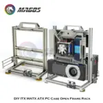 Open-Frame Gaming-Chassis – ATX/mATX/ITX, Aluminium, Vertical-GPU-Option – Bild 3