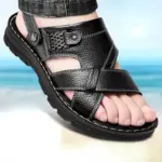 Sommer Herren-Sandalen – rutschfest, dicke Sohle, superweich – Bild 3